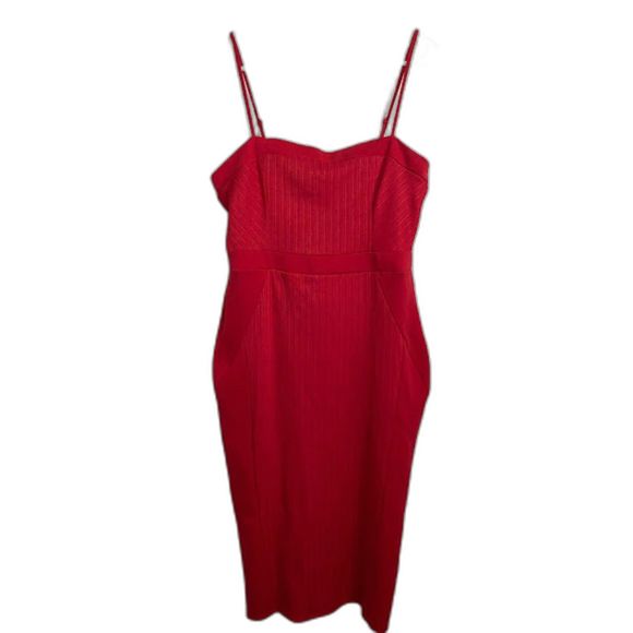 NWT ASOS Bodycon Spaghetti Strap Midi Dress 10 - Picture 1 of 6